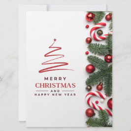 Red Green Modern Frohe Weihnachten