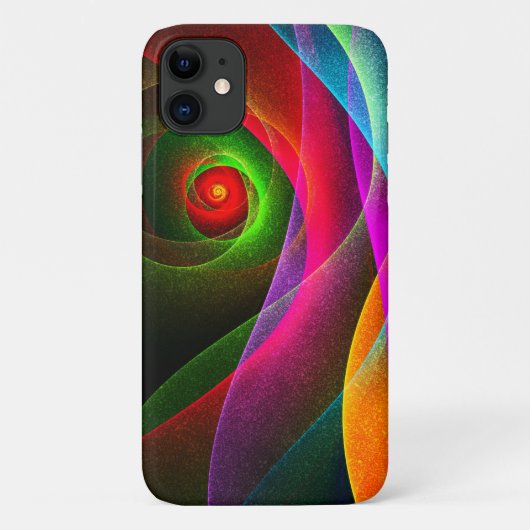 Red Green Orange Modern Abstrakt Art Pattern #22 Case-Mate iPhone Hülle (Rückseite)