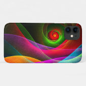 Red Green Orange Modern Abstrakt Art Pattern #22 Case-Mate iPhone Hülle (Rückseite (Horizontal))