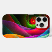 Red Green Orange Modern Abstrakt Art Pattern #22 Case-Mate iPhone Hülle (Rückseite (Horizontal))