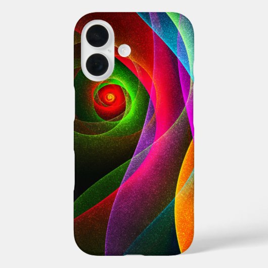 Red Green Orange Modern Abstrakt Art Pattern #22 Case-Mate iPhone Hülle (Rückseite)