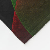 Red Green Orange Modern Abstrakt Art Pattern #22 Fleecedecke (Ecke)