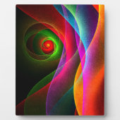 Red Green Orange Modern Abstrakt Art Pattern #22 Fotoplatte (Vorderseite)