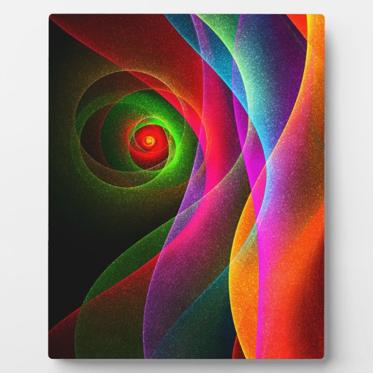 Red Green Orange Modern Abstrakt Art Pattern #22 Fotoplatte (Vorderseite)