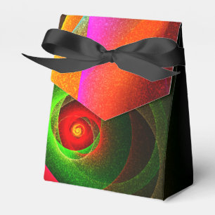 Red Green Orange Modern Abstrakt Art Pattern #22 Geschenkschachtel