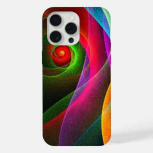 Red Green Orange Modern Abstrakt Art Pattern #22 iPhone 15 Pro Max Hülle