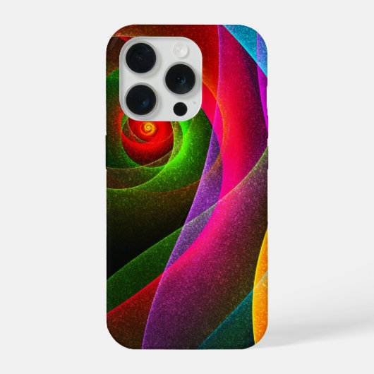Red Green Orange Modern Abstrakt Art Pattern #22 iPhone Hülle (Rückseite)