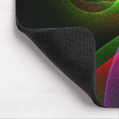 Red Green Orange Modern Abstrakt Art Pattern #22 Mousepad (Ecke)