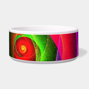 Red Green Orange Modern Abstrakt Art Pattern #22 Napf