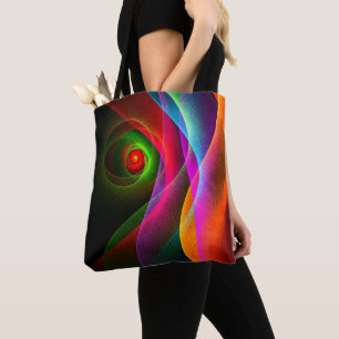 Red Green Orange Modern Abstrakt Art Pattern #22 Tasche