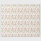 Red Green Pasta Tomato Basil Geschenkpapier (Flach)