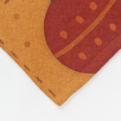 Red Green Patchwork Quilt Rustikales Bauernhaus Bl Fleecedecke (Ecke)