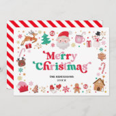 Red Green Pink Weihnachten Weihnachten Winter (Vorne/Hinten)