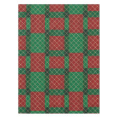 Red Green Plaid Christmas  Tischdecke (Vorderseite)