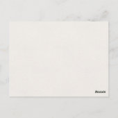 Red Green Poinsettia Berries Weihnachtsfeier Postkarte (Rückseite)