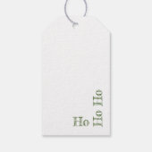 Red & Green Polka Dots Geschenkanhänger (Rückseite)