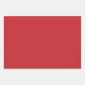 Red & Green Polka Dots Weihnachten koordiniert Geschenkpapier Set (Vorderseite 3)