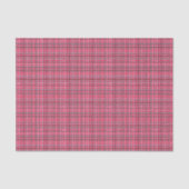 Red Green Retro Christmas Plaid Festive Classic Seidenpapier (Vorderseite)