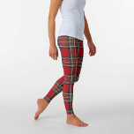 Red Green Royal Stewart Tartan Kariertes Muster Leggings<br><div class="desc">Richten Sie Ihren traditionellen Wintergarten mit diesen kühnen,  farbenfrohen und hochwertigen schottischen Clan Stewart tartan karierten Leggings aus. Ideal für Ferien und ideal für Winteraktivitäten,  Training oder Trainings</div>