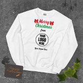 Red & Green Script Mercury Bow Logo Slogan Sweatshirt