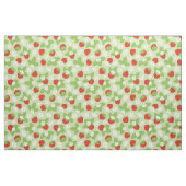 Red Green Strawberry Pattern Stoff (Fat Quarter (45,7 x 55,9 cm))