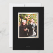 Red & Green Tartan Frohes Foto Feiertagskarte (Rückseite)