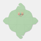 Red Green Teddy Bear Santa Merge Weihnachts-Party Geschenkschachtel (Ungefaltet)