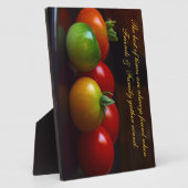 Red & Green Tomato Friends & Family Kitchen Unters Fotoplatte (Seite)