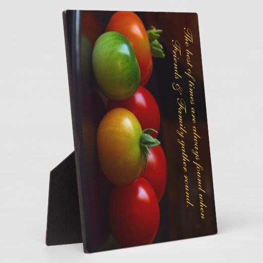 Red & Green Tomato Friends & Family Kitchen Unters Fotoplatte (Seite)