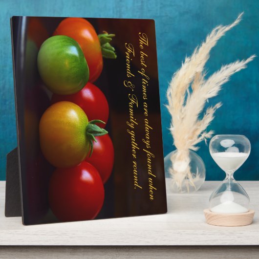 Red & Green Tomato Friends & Family Kitchen Unters Fotoplatte (Seite)