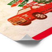 Red Green Truck Family Name Classic Christmas 2022 Poster (Ecke)