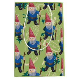 Red Green und Blue Gnome Happy Holidays Weihnachte Mittlere Geschenktüte