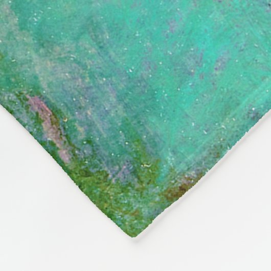 Red Green und Violet, Paul Klee Fleecedecke (Ecke)