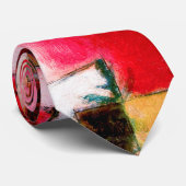 Red Green und Violet, Paul Klee Krawatte (Gerollt)