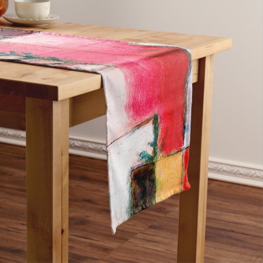 Red Green und Violet, Paul Klee Kurzer Tischläufer (Beispiel)