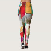 Red Green und Violet, Paul Klee Leggings (Rückseite)