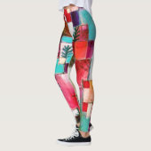 Red Green und Violet, Paul Klee Leggings (Links)
