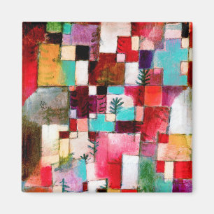 Red Green und Violet, Paul Klee Magnet