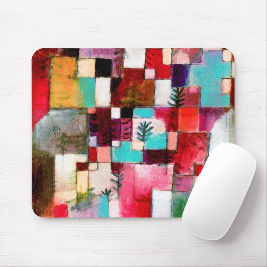 Red Green und Violet, Paul Klee Mousepad (Mit Mouse)