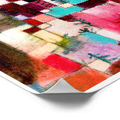 Red Green und Violet, Paul Klee Poster (Ecke)