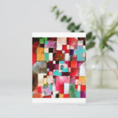 Red Green und Violet, Paul Klee Postkarte (Stehend Vorderseite)