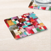 Red Green und Violet, Paul Klee Rechteckiger Pappuntersetzer (angewinkelt)