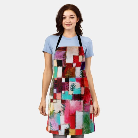 Red Green und Violet, Paul Klee Schürze (Getragen)