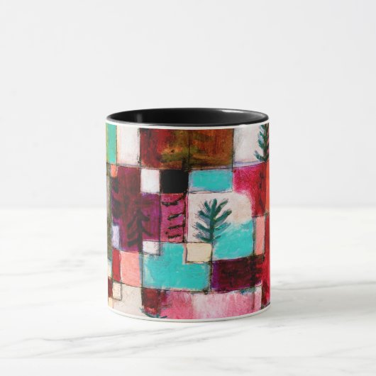 Red Green und Violet, Paul Klee Tasse (Zentrum)