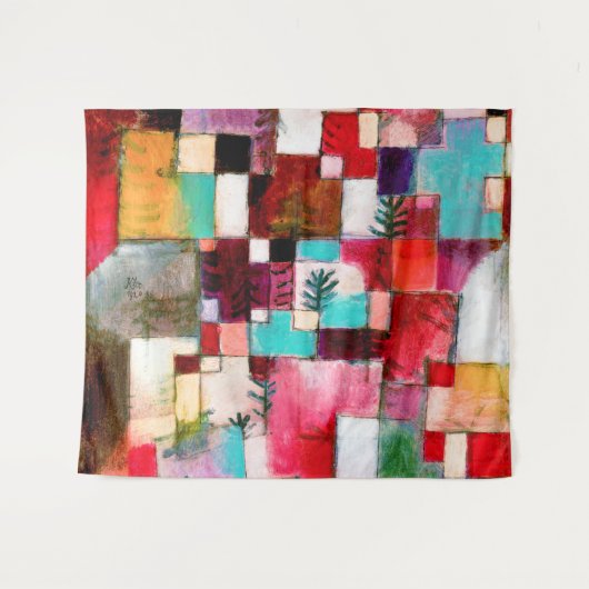 Red Green und Violet, Paul Klee Wandteppich (Vorderseite (Horizontal))