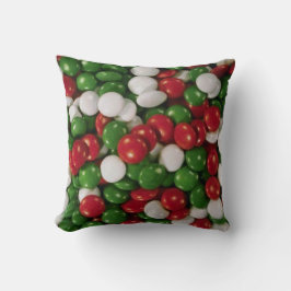 Red Green und White Christmas Candy Kissen