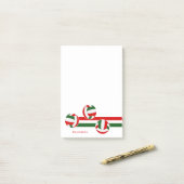 Red Green Volleballs Benutzername des Spielers Post-it Klebezettel (Auf Schreibtisch)