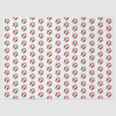 red green volleyballs pattern seidenpapier (Vorderseite)