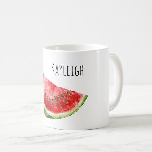Red Green Watermelon Kaffeetasse (VorderseiteRechts)