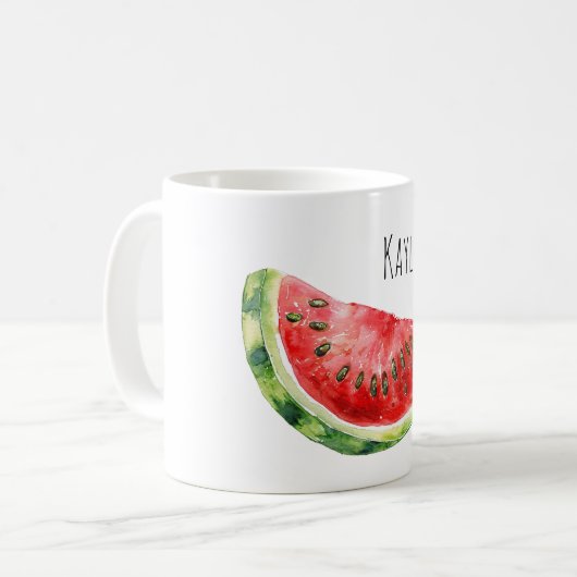 Red Green Watermelon  Kaffeetasse (Vorderseite Links)